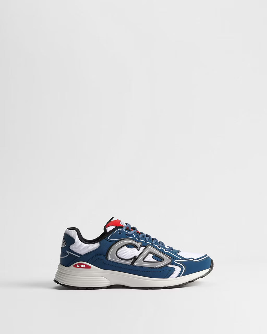 Dior B30 Women's & Men's Shoes - Navy Blue / White / Silver Grey / Red Sneakers