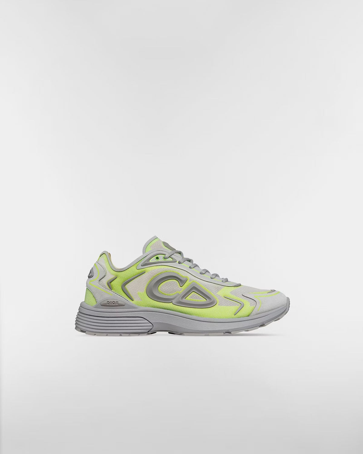 Dior B30 Women's & Men's Shoes - Neon Yellow / Light Grey Sneakers