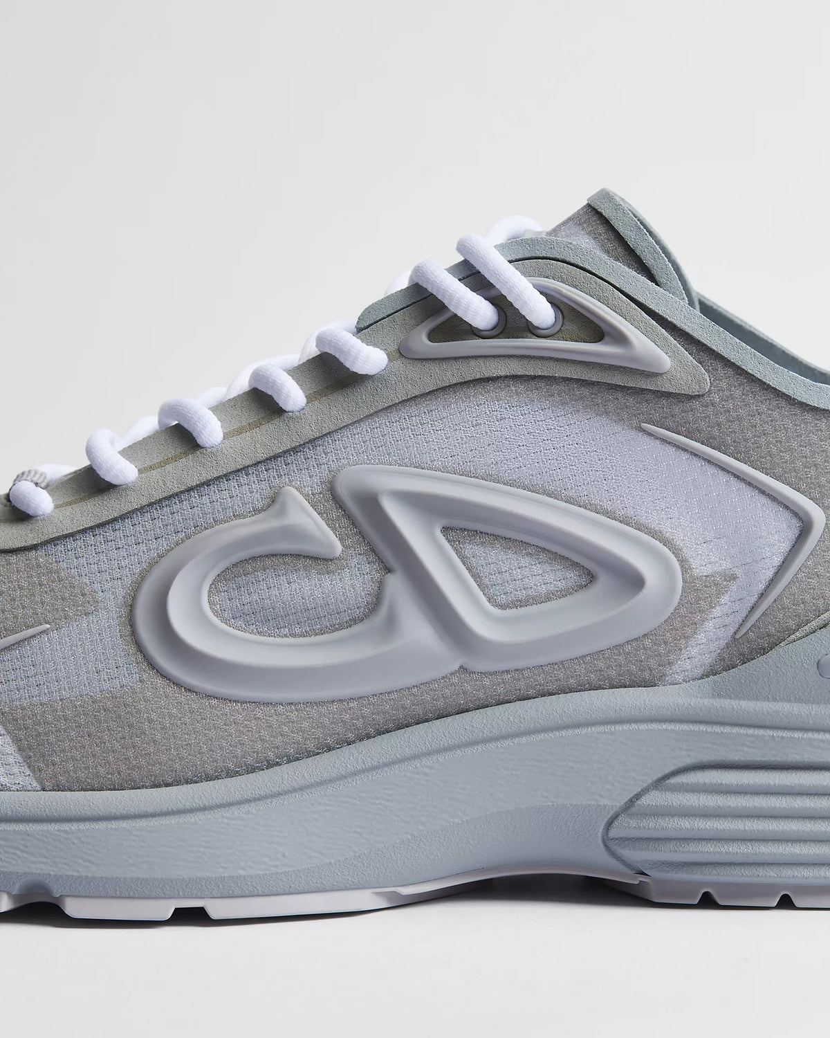 Dior B30 Women's & Men's Shoes - Light Grey / Silver Grey / White Sneakers