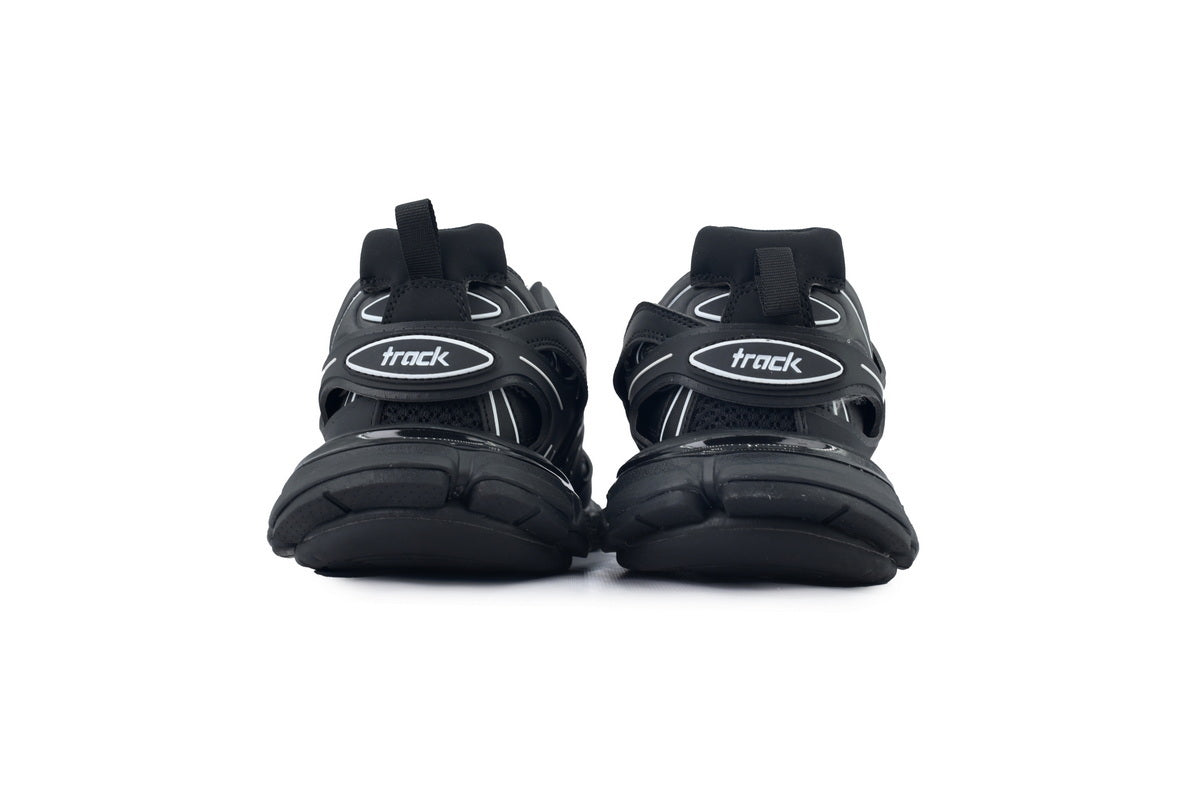 balenciaga men's shoes Track Sneakers  balenciaga runners Black and White