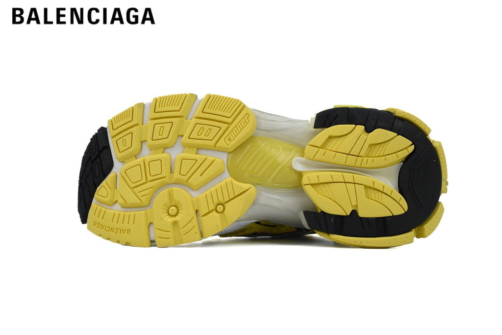 Balenciaga Runner men's shoes  women sneakers— Yellow / Black