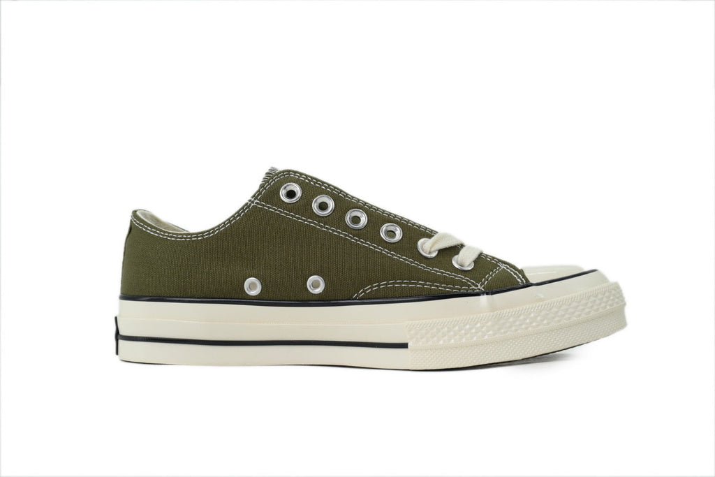 Converse Chuck 70 Women's Men's Shoes | Olive Green Low-Top Canvas Sneakers