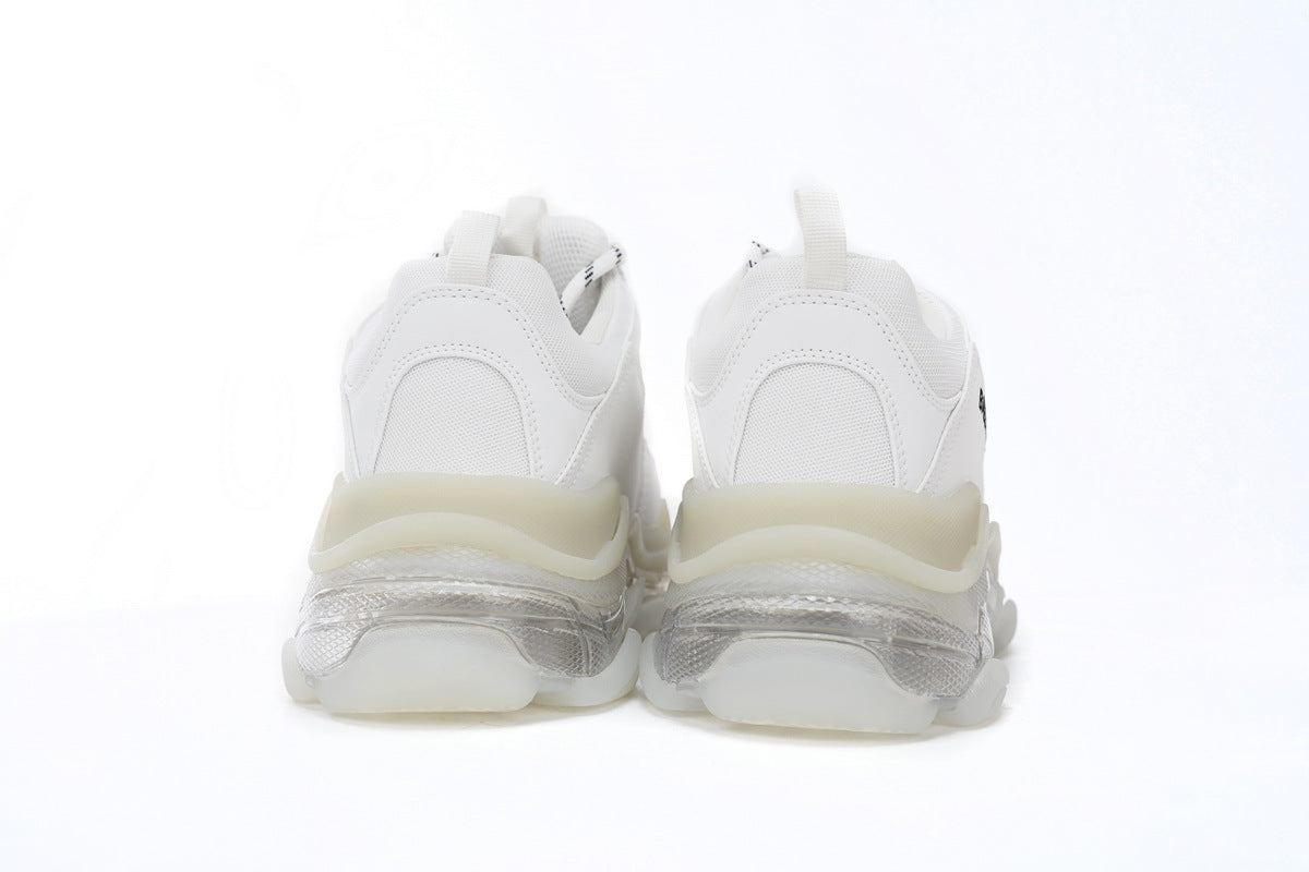 Balenciaga men's shoes Track  Triple S Clear Sole Sneakers   balenciaga runners White