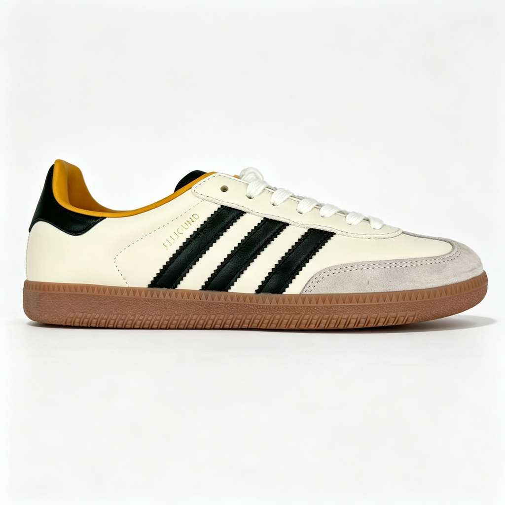 adidas samba  women's shoes  men's samba sneakers adidas samba OG 'Off-White / Black / Gold / Gum'
