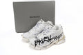 Balenciaga men's shoes Track Runner Sneaker – Distressed Low-Top  balenciaga runners White and Black