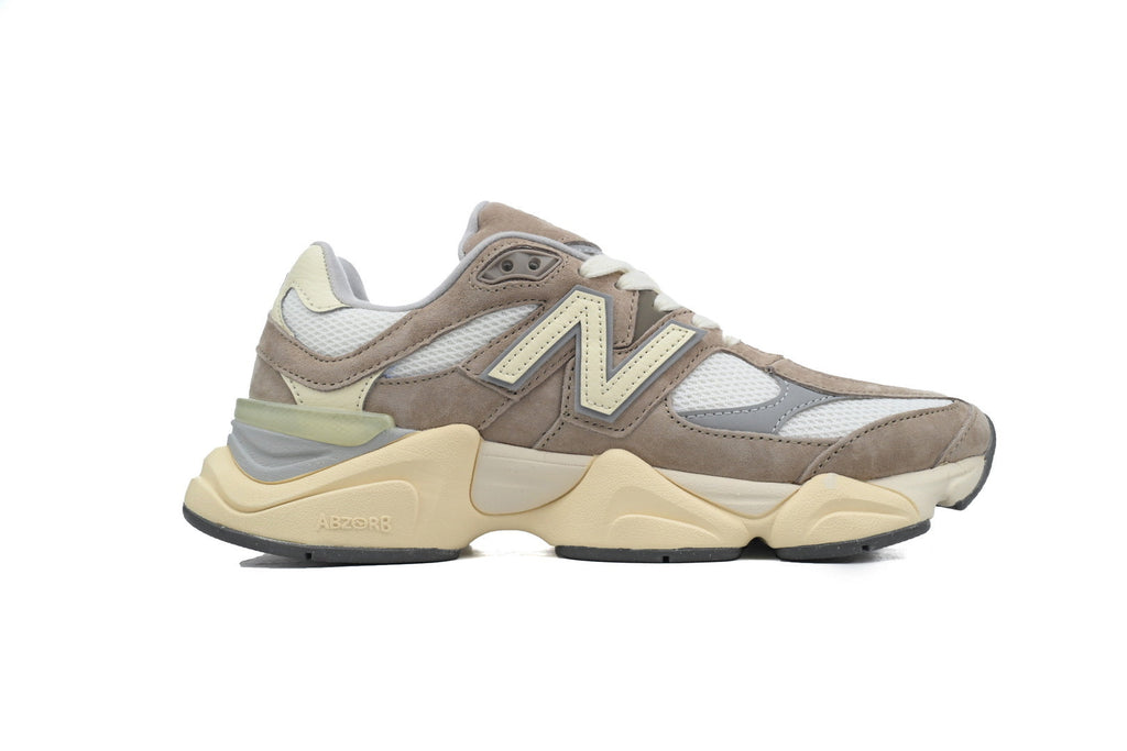 New Balance 9060 Women's & Men's Taupe Cream Chunky Retro Sneakers
