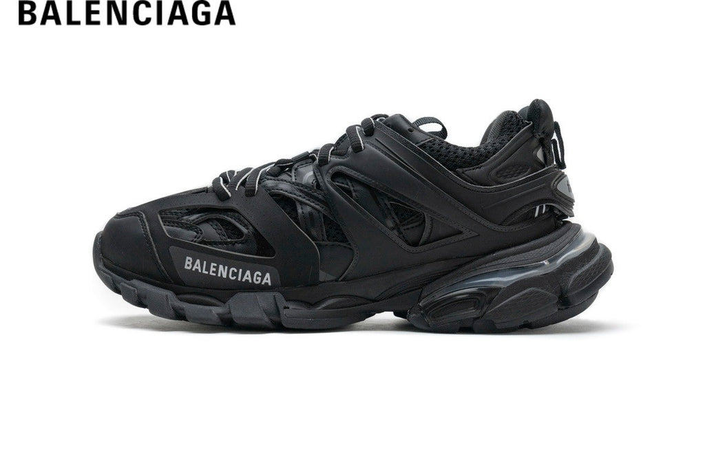 Balenciaga Track men's shoes  women sneakers - Black