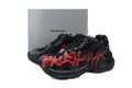Balenciaga  men's shoes Track  Runner Sneaker – Distressed Low-Top balenciaga runners Black and Red