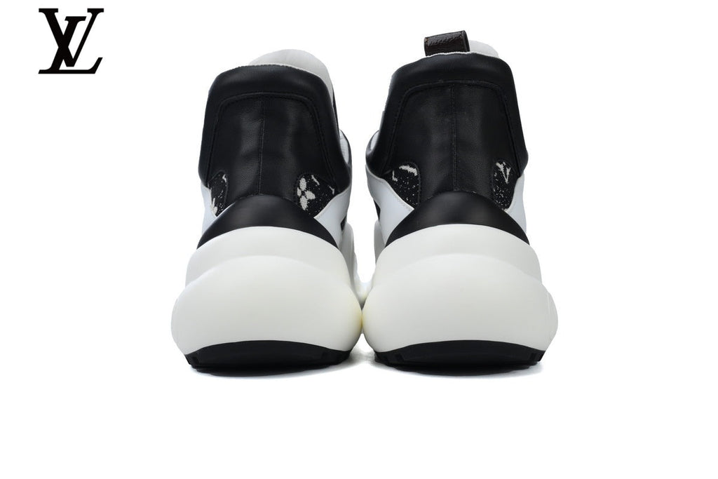 Louis Vuitton shoes for man  women Archlight Sneaker – White & Black Monogram
