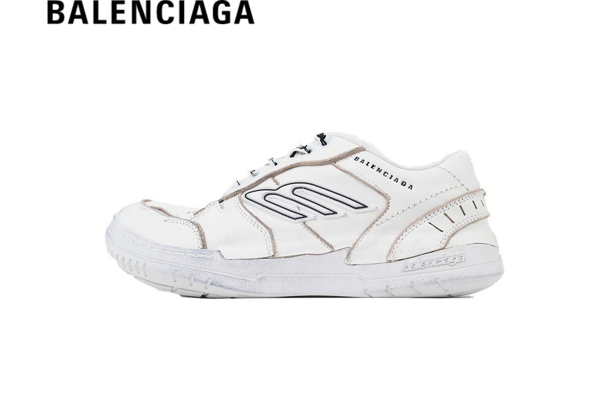 Balenciaga Skate men's shoes  women sneakers White