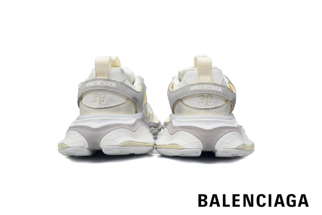 Balenciaga Runner men's shoes  women sneakers– White & Beige