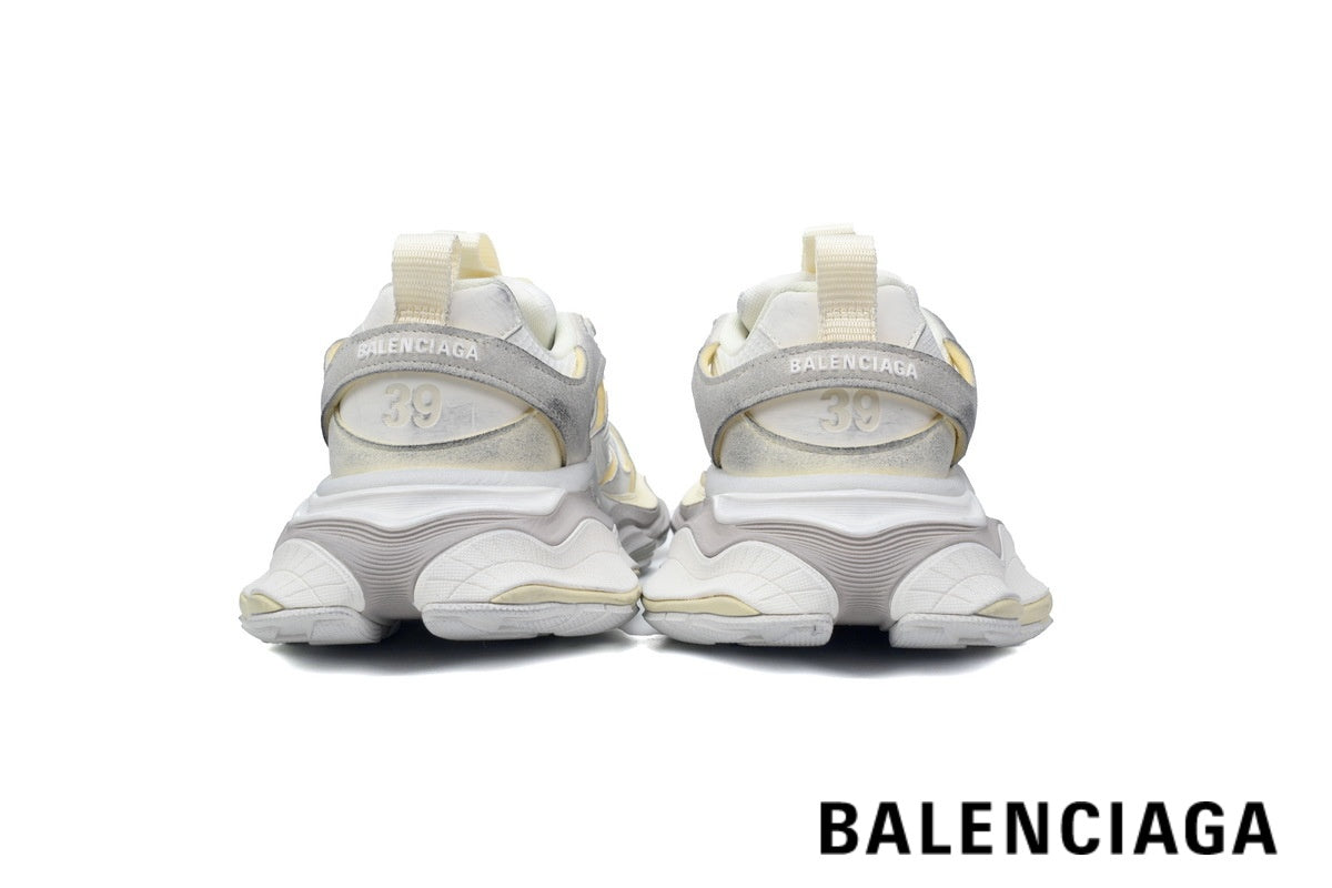 Balenciaga Runner men's shoes  women sneakers– White & Beige