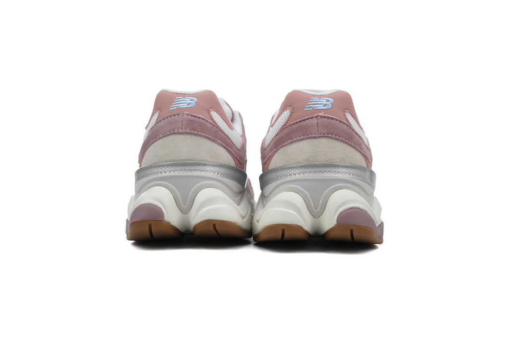 New Balance 9060 Women's & Men's Pink Beige White Chunky Retro Sneakers