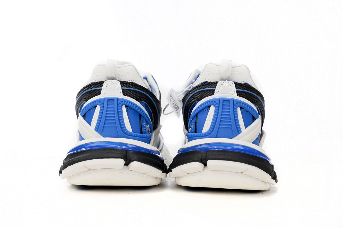 Balenciaga men's shoes Track.2 Sneakers   balenciaga runners White and Blue