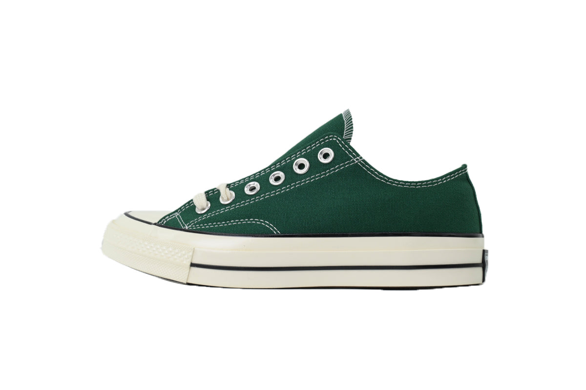Converse Chuck 70 Women's Men's Shoes | Dark Green Low-Top Canvas Sneakers