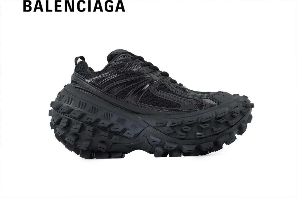 Balenciaga Defender men's shoes  women sneakers Black