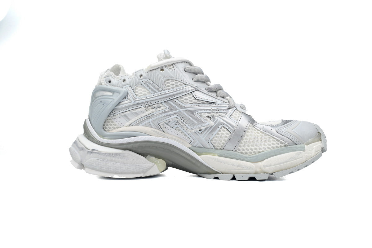 Balenciaga men's shoes Track  Runner Sneaker – Distressed Low-Top  balenciaga runners White
