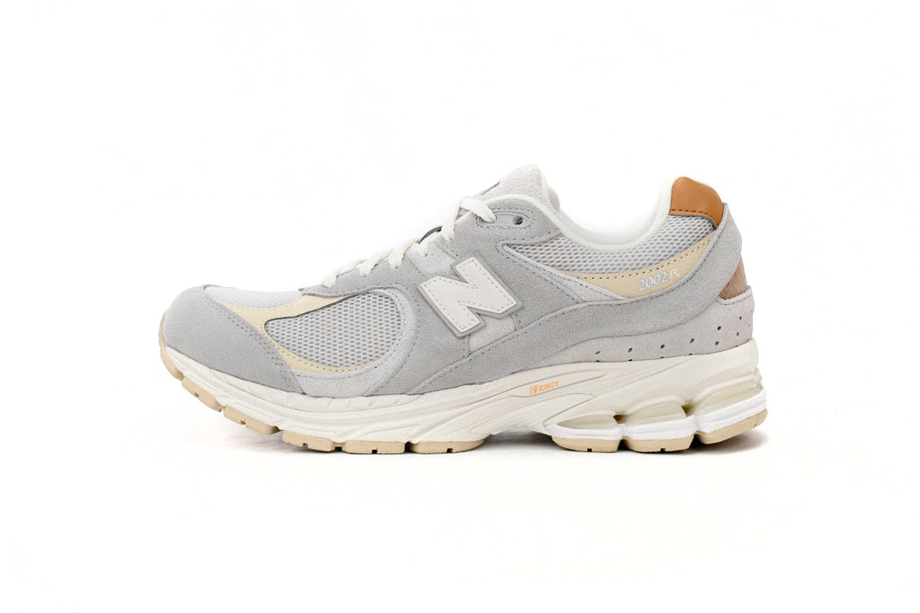 New Balance 2002R Women's & Men's Grey & Cream Retro Lifestyle Sneakers