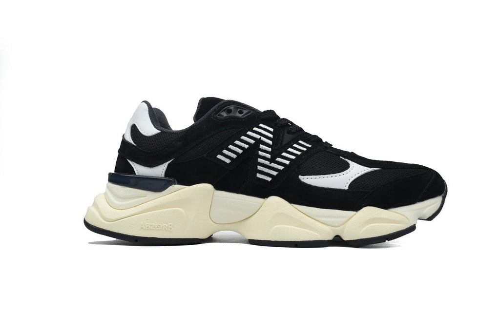 New Balance 9060 Women's & Men's Chunky Retro Sneakers - Black & Cream