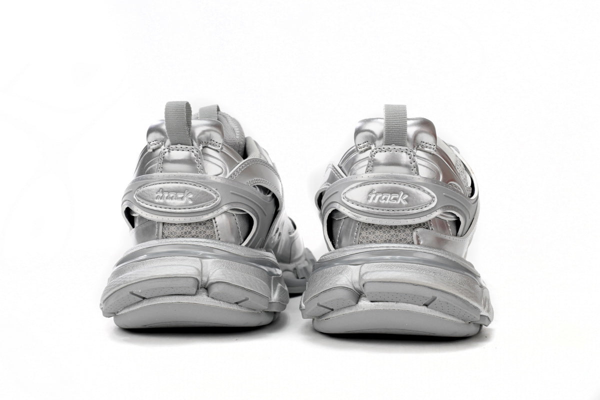 Balenciaga men's shoes Track Sneaker   balenciaga runners Silvery-white
