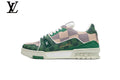 Louis Vuitton Trainer shoes for man  women Sneakers – Green Damier