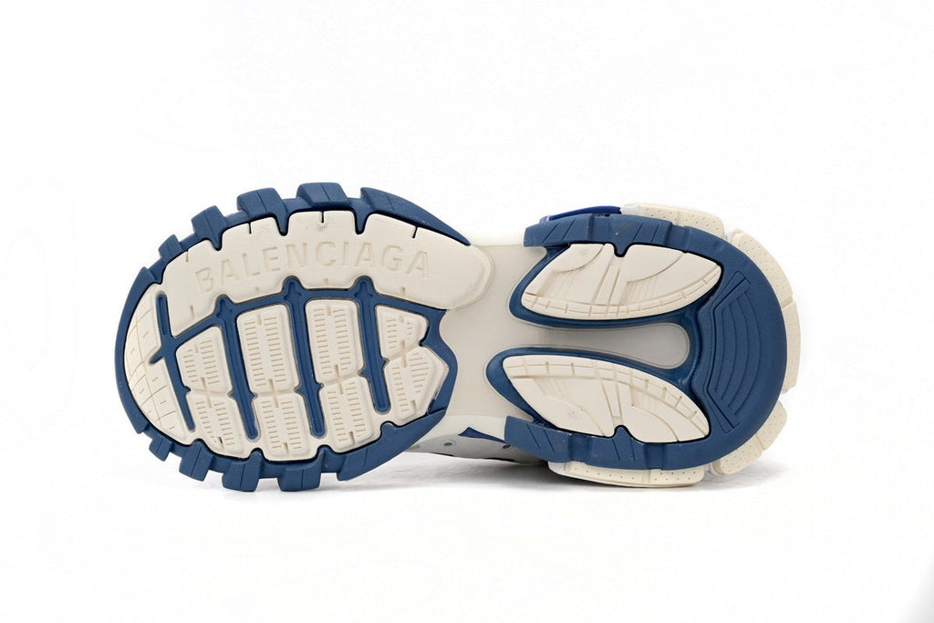 Balenciaga men's shoes Track Sneaker balenciaga runners White and blue