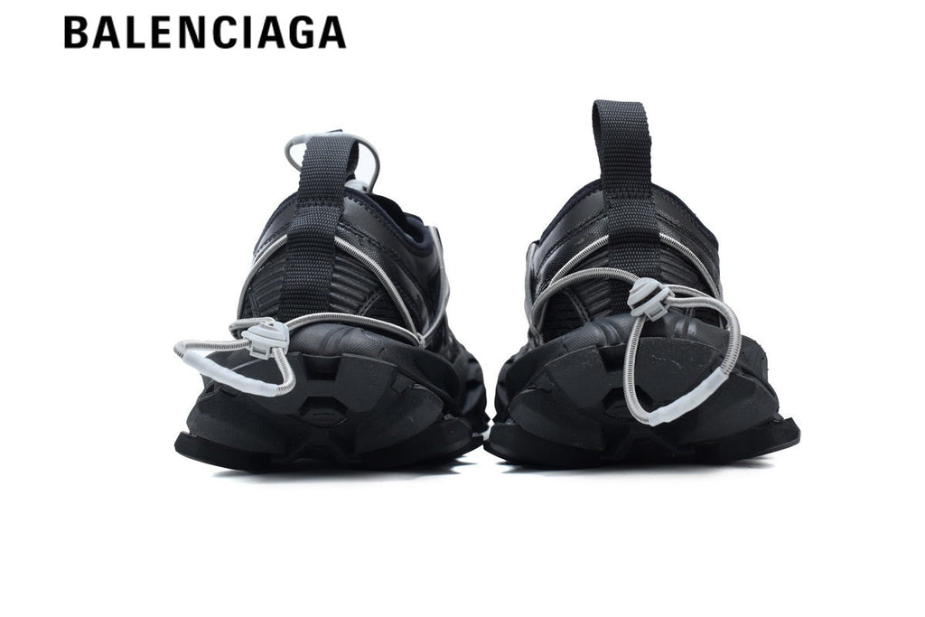 Balenciaga Defender men's shoes  women sneakers Black