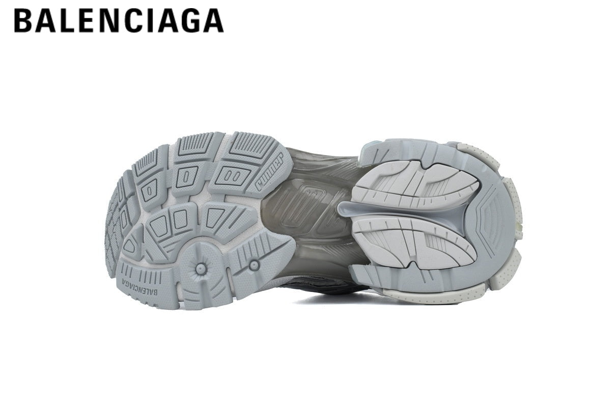 Balenciaga Runner men's shoes  women sneakers — White / Light Gray