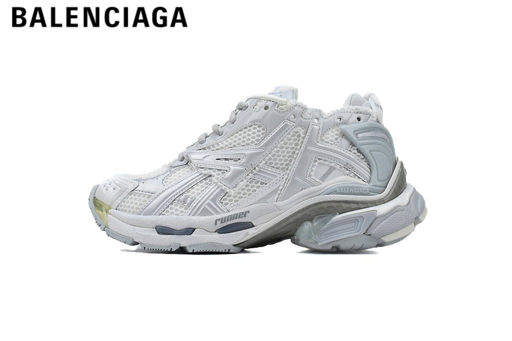 Balenciaga Runner men's shoes  women sneakers Full Pink