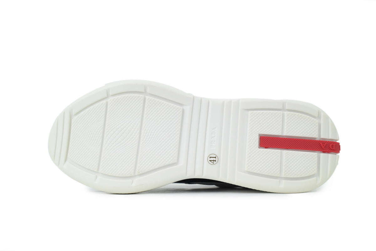 Prada America's Cup Sneakers  slip ons womens  prada designer mens shoes Dark gray