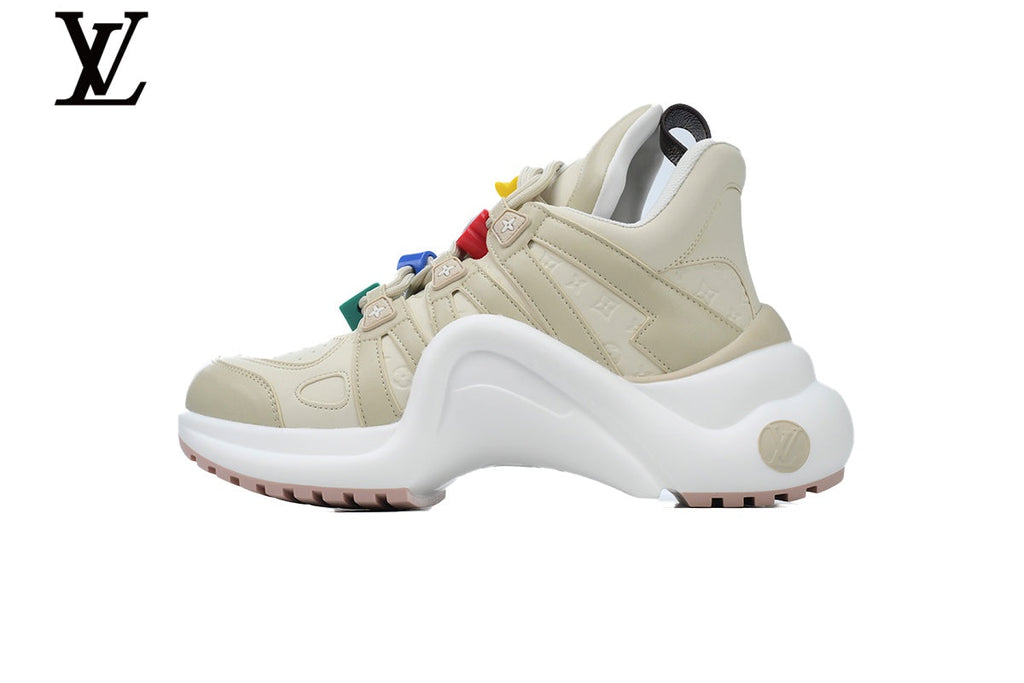Louis Vuitton shoes for man  women Archlight Sneaker – Beige Multicolor