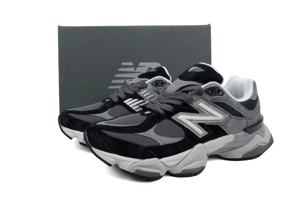 New Balance 9060 Women's & Men's Black Grey Chunky Retro Sneakers