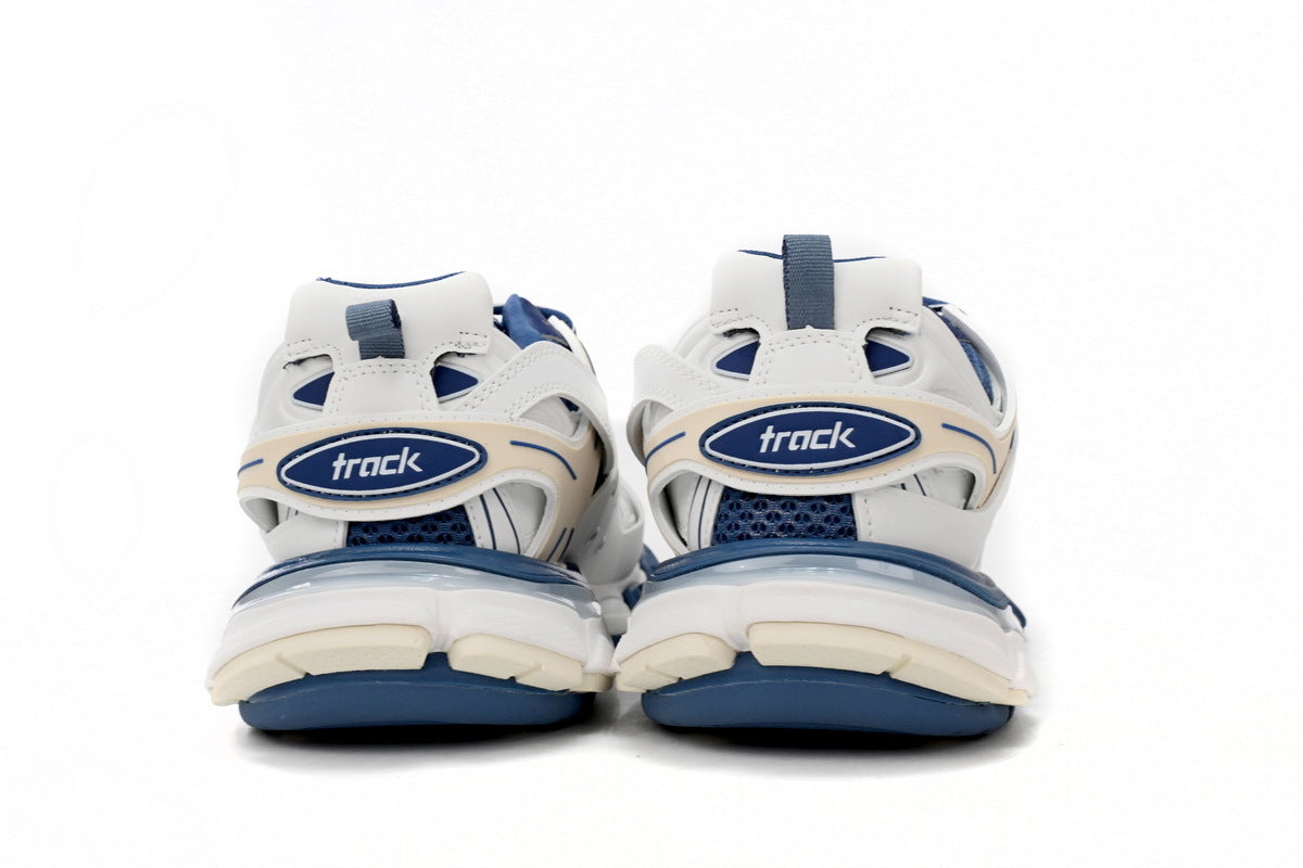 Balenciaga men's shoes Track Sneaker balenciaga runners White and blue