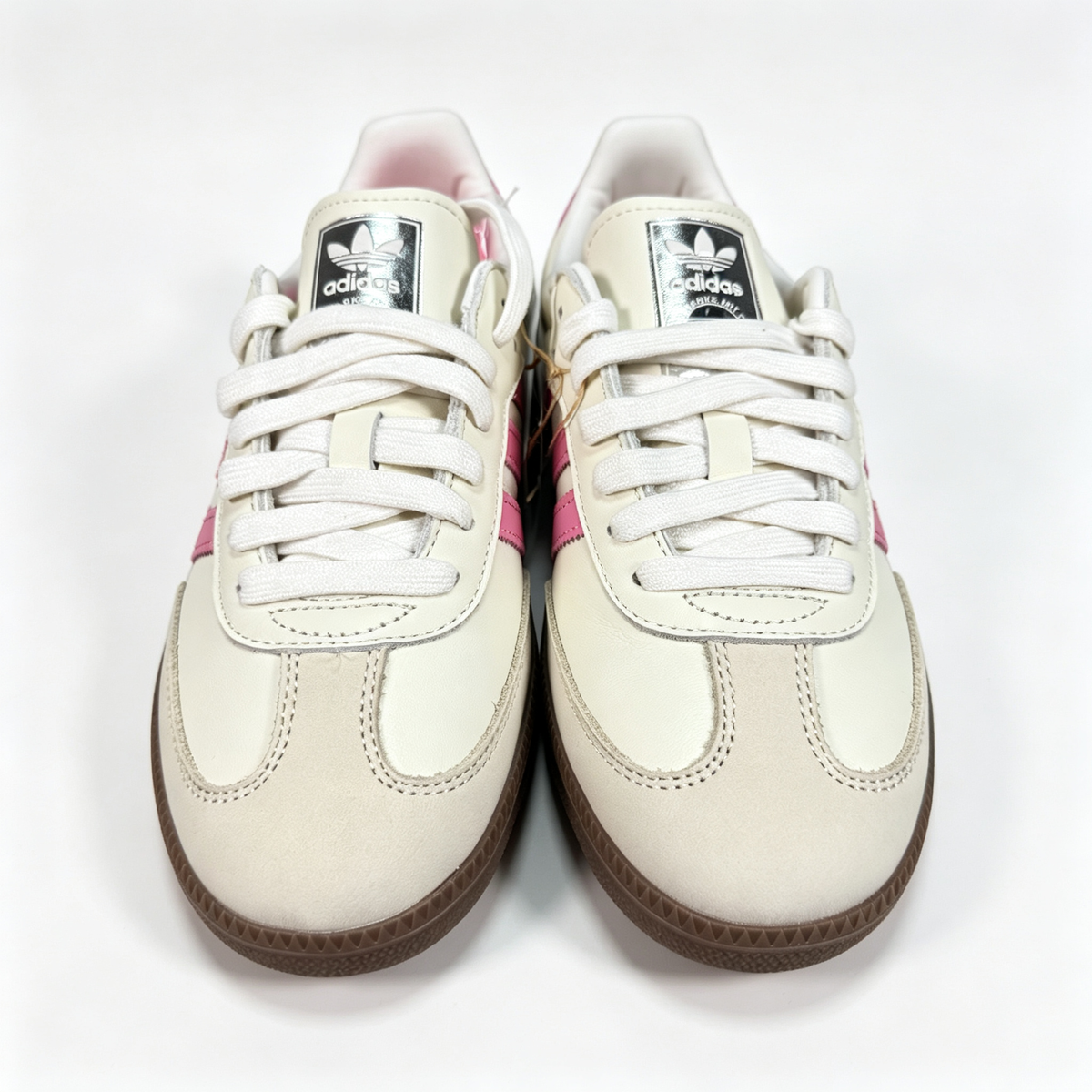 adidas samba  women's shoes  men's samba sneakers adidas sambaOG – Women's Off-White / Sandy Pink / Gum