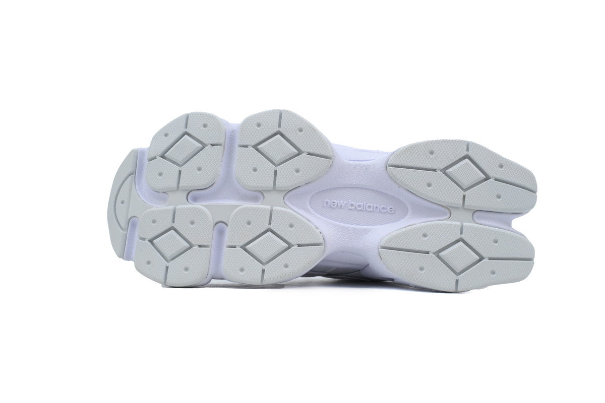 New Balance 9060 Women's & Men's All White Chunky Retro Sneakers