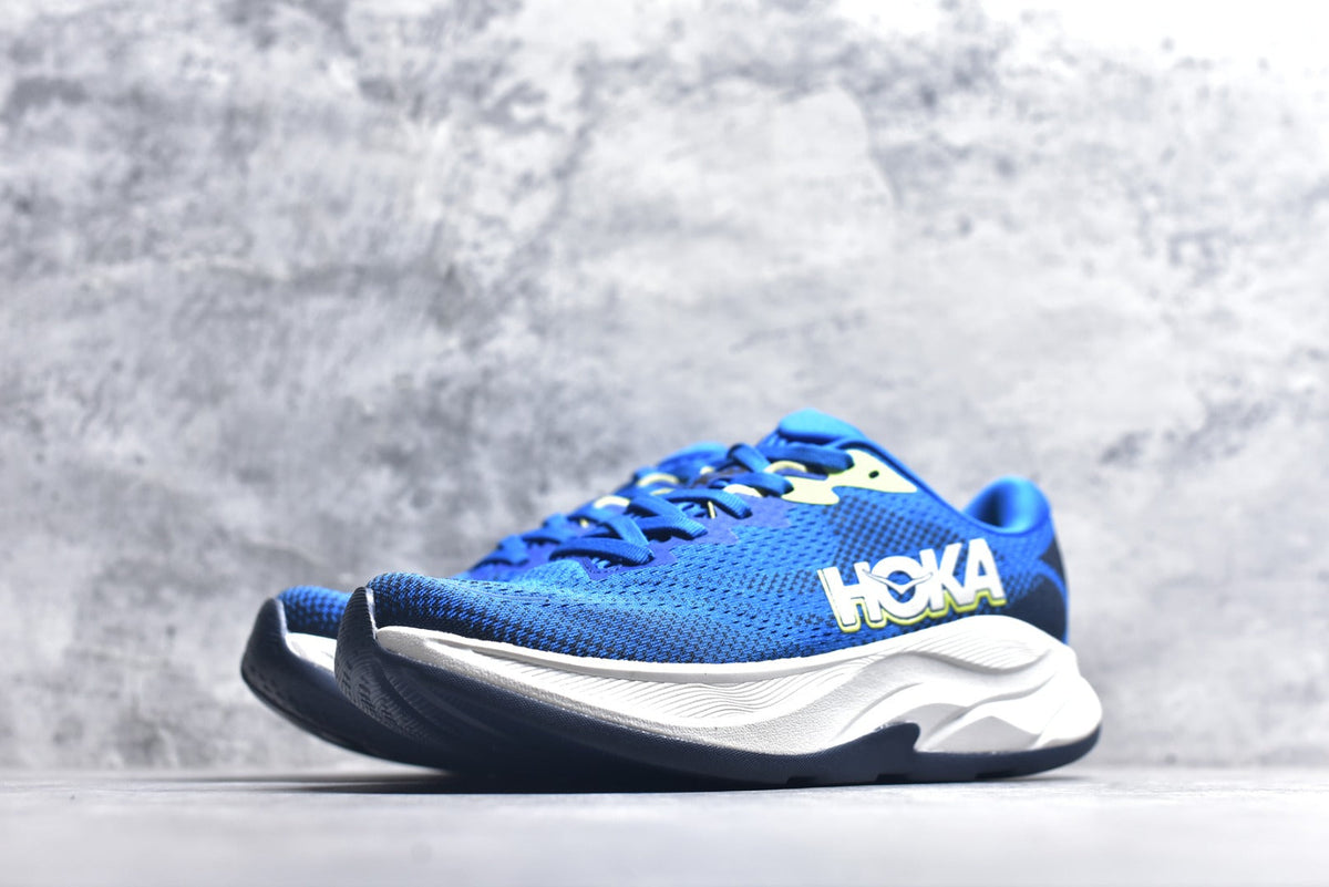 HOKA Rincon 4 Women's Men's Shoes | Royal Blue & White Mesh Running Sneakers