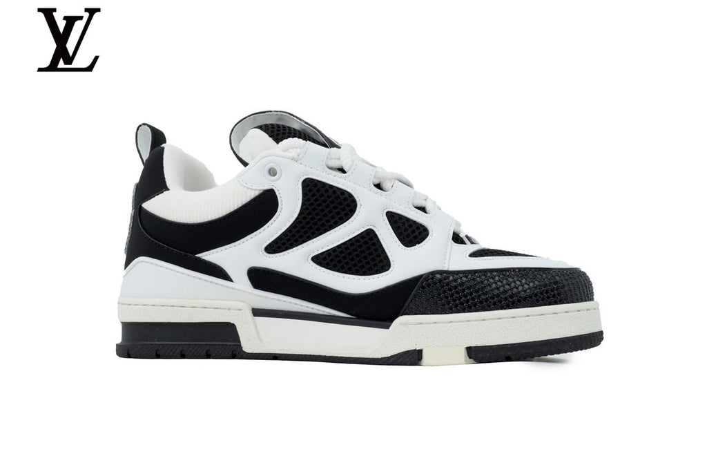 Louis Vuitton  shoes for man  women Skate Sneaker – Black & White