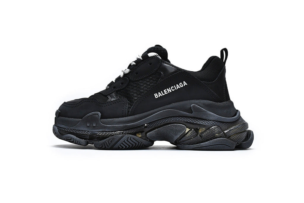 Balenciaga men's shoes Track Triple S Clear Sole Sneakers  balenciaga runners black