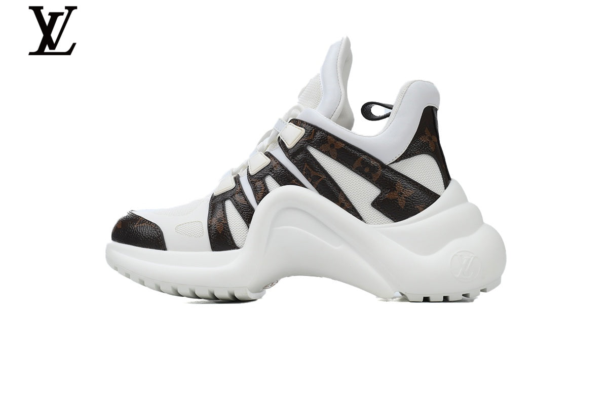 Louis Vuitton LV  shoes for man  women Archlight Sneaker – White Monogram