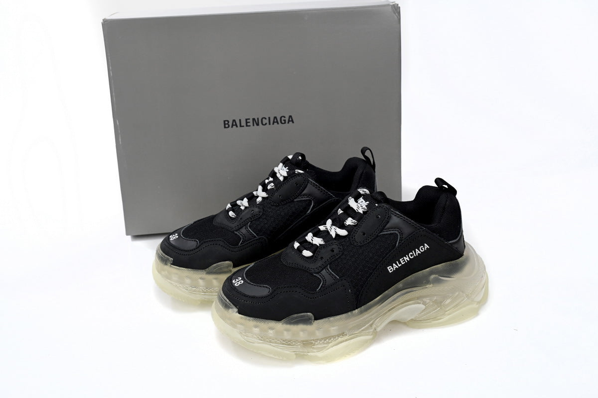 Balenciaga men's shoes Track Triple S Clear Sole Sneakers balenciaga runners White