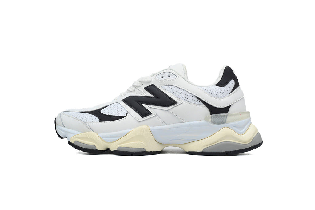 New Balance 9060 Women's & Men's Chunky Retro Sneakers - White, Black & Cream