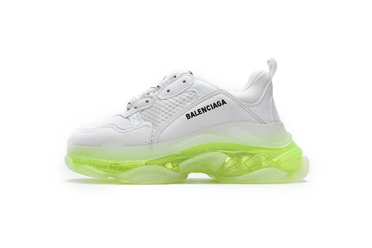 Balenciaga men's shoes Track Triple S Clear Sole Sneakers balenciaga runners White