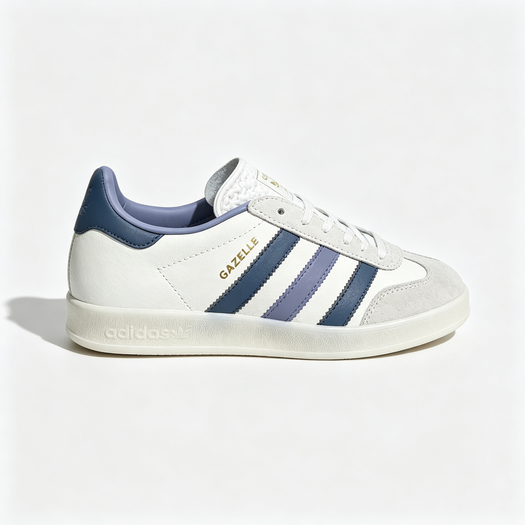 adidas samba  women's shoes  men's samba sneakers adidas samba 'Off White / Dark Blue / Purple'
