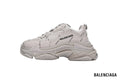 Balenciaga Triple S men's shoes  women sneakers – Grey Allover Logo