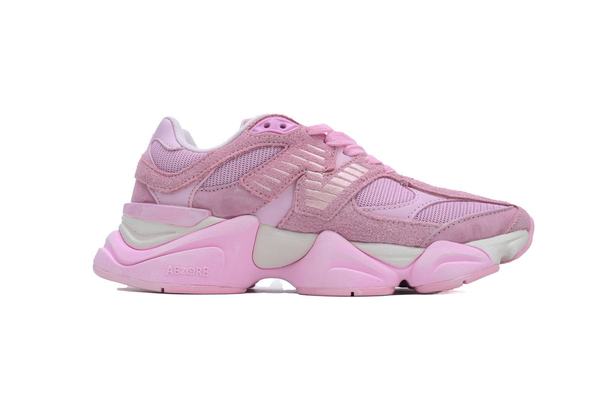 New Balance 9060 Women's & Men's Pink Cream Chunky Retro Sneakers