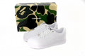 A BATHING APE BAPE STA White Sneakers | Women's & Men's Skate-Inspired Shoes