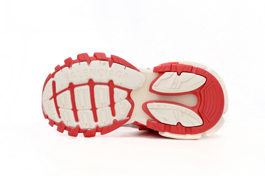 Balenciaga men's shoes  Track.2 Sneakers   balenciaga runners White and red