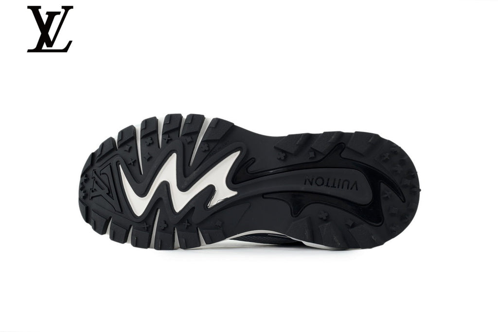 Louis Vuitton shoes for man  women Runaway Sneaker – Navy & White Mesh Dad Shoe