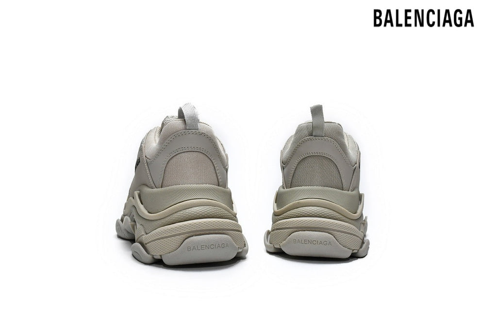 Balenciaga Triple S men's shoes  women sneakers Light Beige