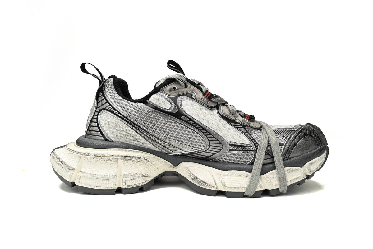 Balenciaga 3XL  men's shoes Track Sneaker – Low-Top Chunky Sole balenciaga runners  White lime